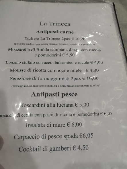 Ristorante La Trincea