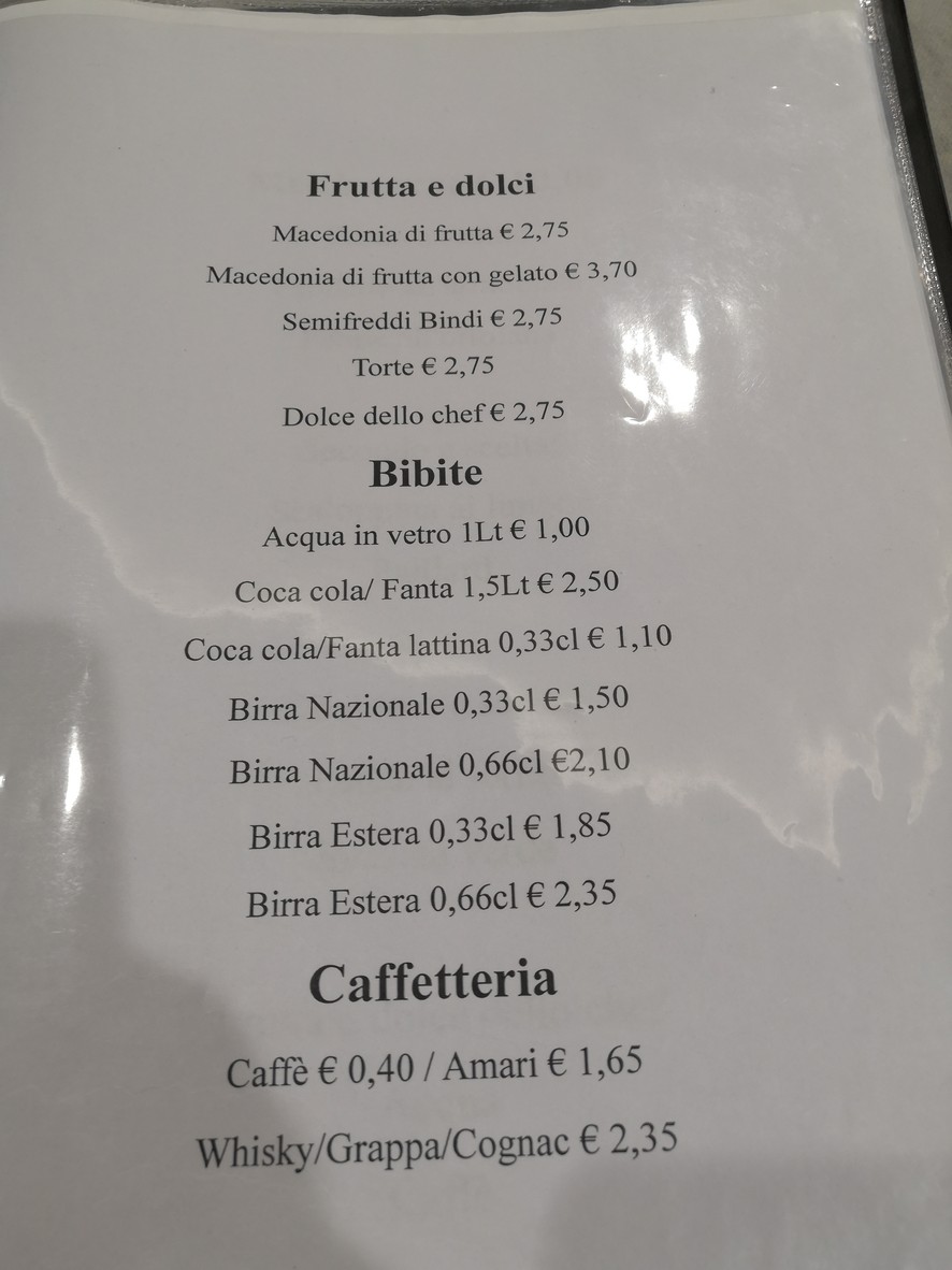 Ristorante La Trincea menu 8