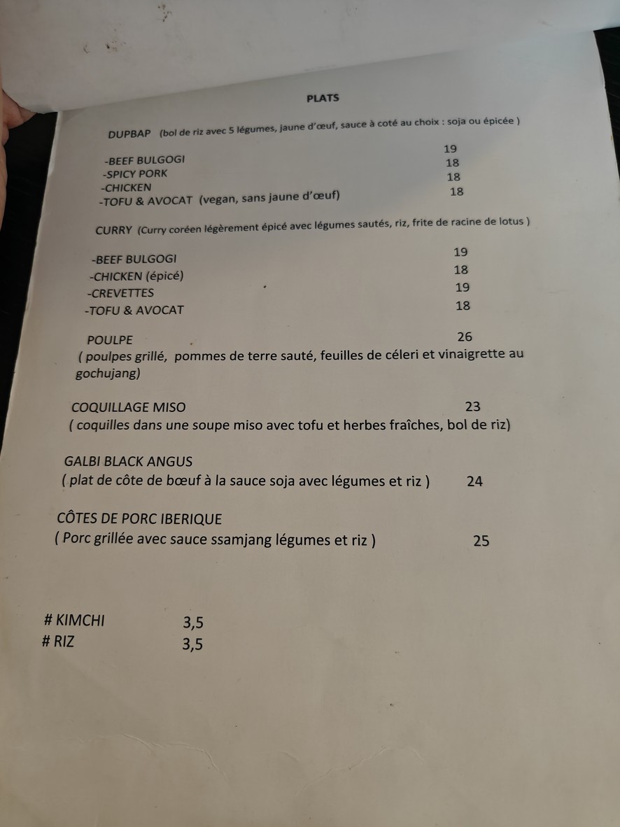 Seoul Mama Luxembourg menu 3