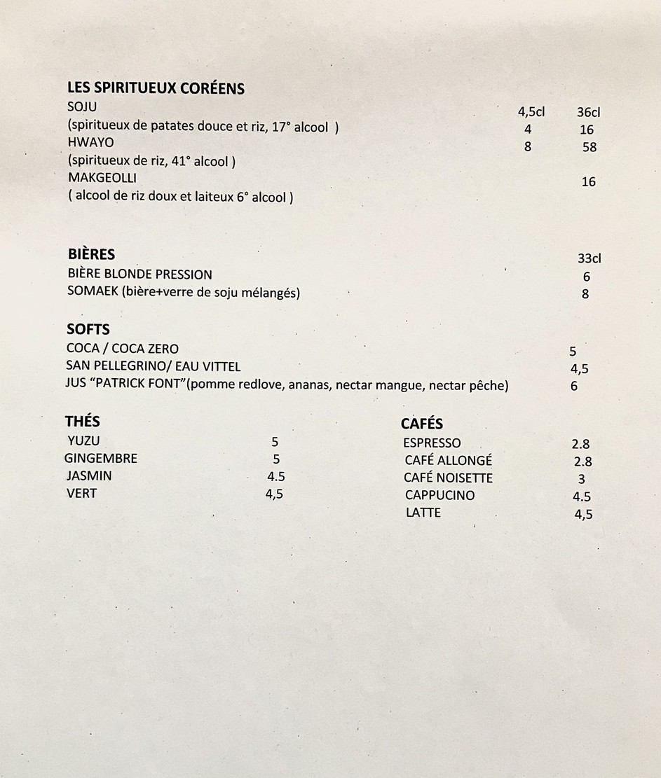 Seoul Mama Luxembourg menu 5