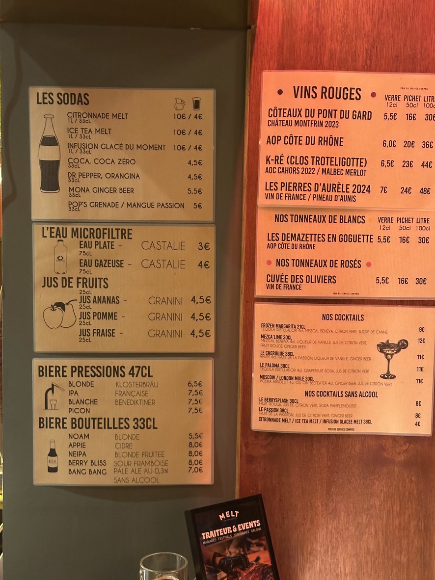 MELT Cambronne menu 2