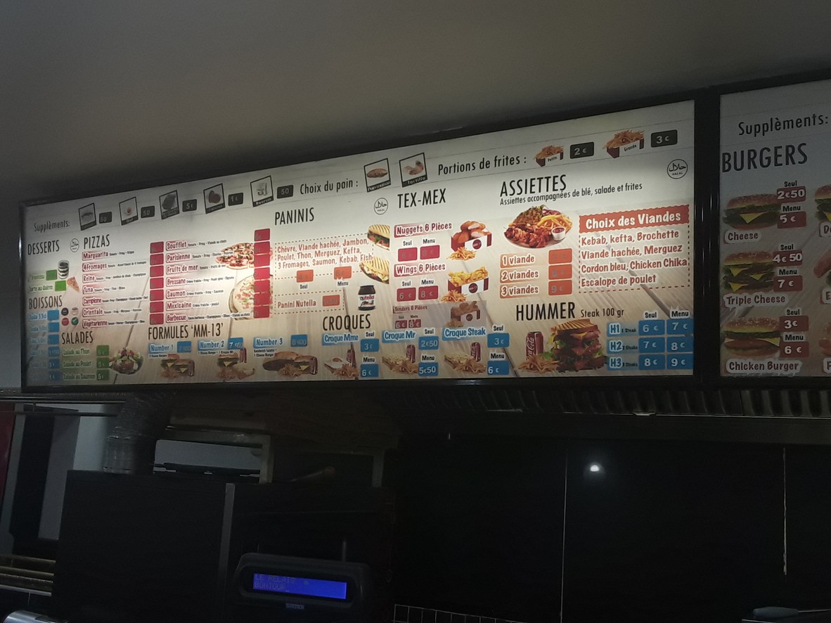 Mangez Moi menu 1