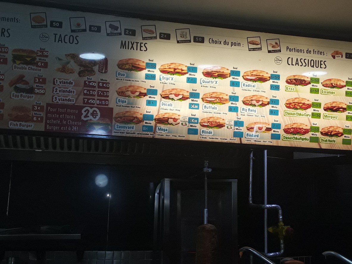 Mangez Moi menu 2