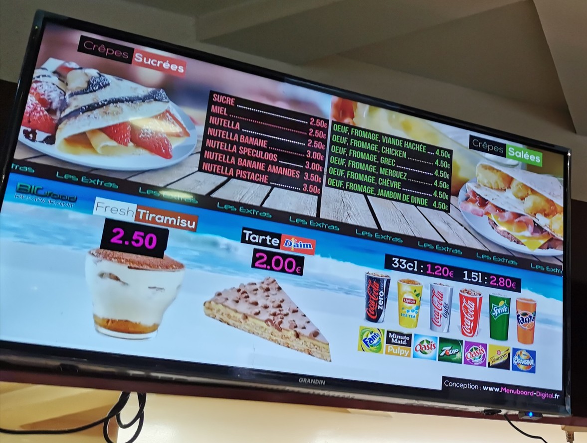 BIG FOOD menu 2