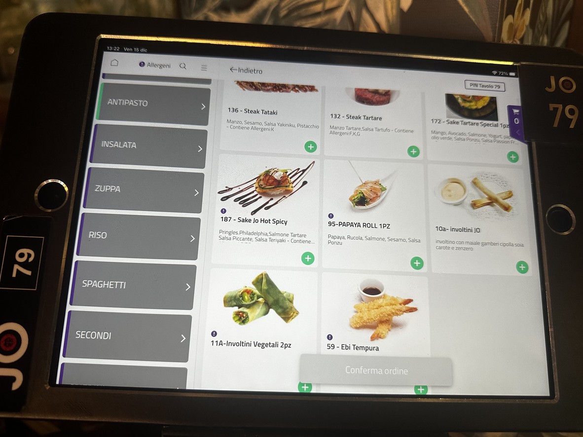 Sushi Jo Anagnina menu 1