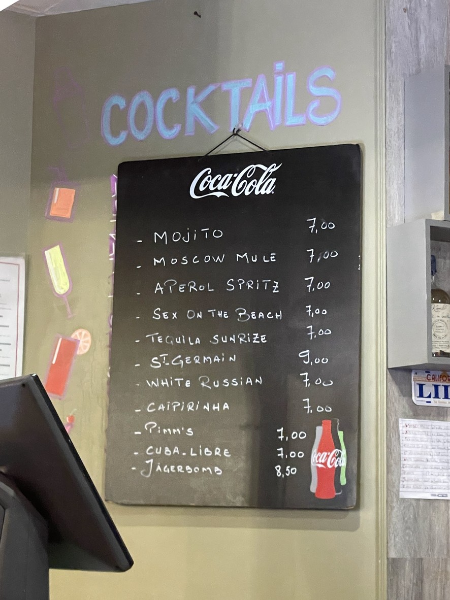 Restaurant Station Nord-Est menu 1