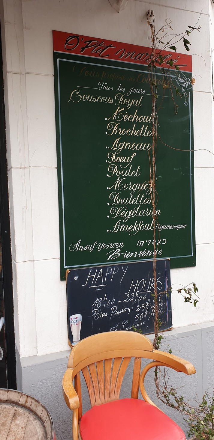 O'Ptit Marché menu 2