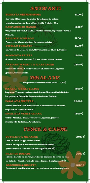 NINETTA PIZZERIA PARIS 7