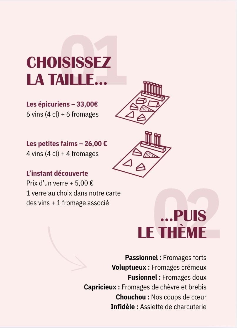 Les Petits Crus Paris menu 2
