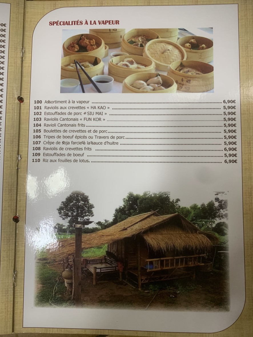 Kim Yang 2 menu 2