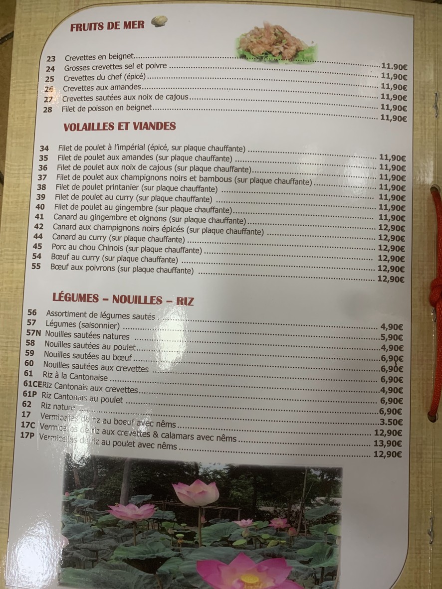 Kim Yang 2 menu 3