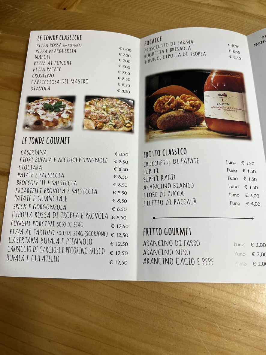 Mastro Donato Pizza Gourmet menu 1