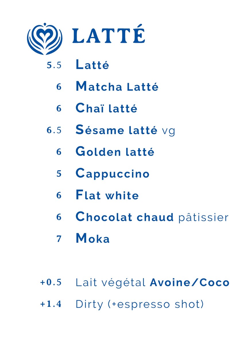 Cofftea Shop menu 2