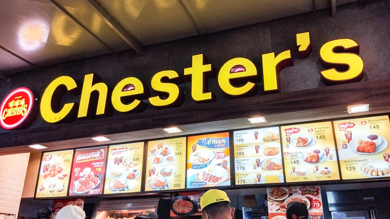 Chester's JJ Mall menu 1
