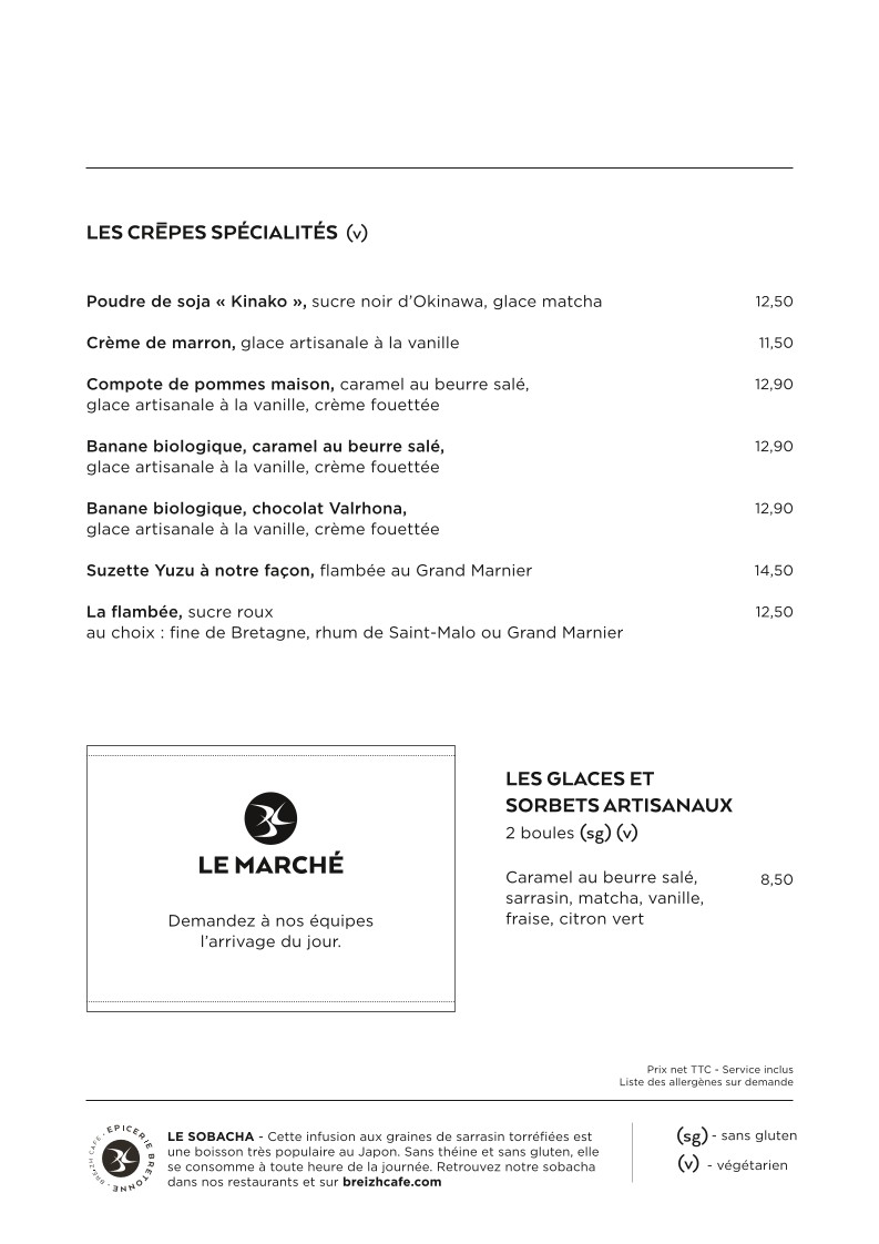 Breizh Café Boulogne-Billancourt | La Crêpe Autrement menu 4