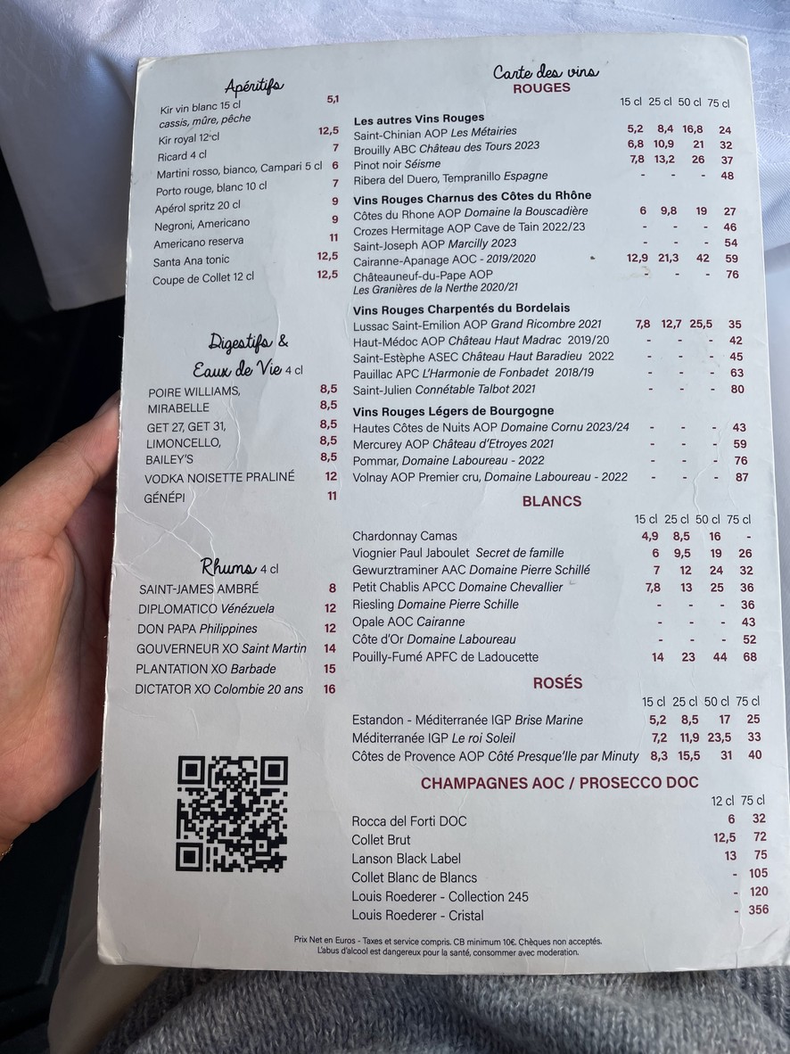 Le Central Bellevue menu 5