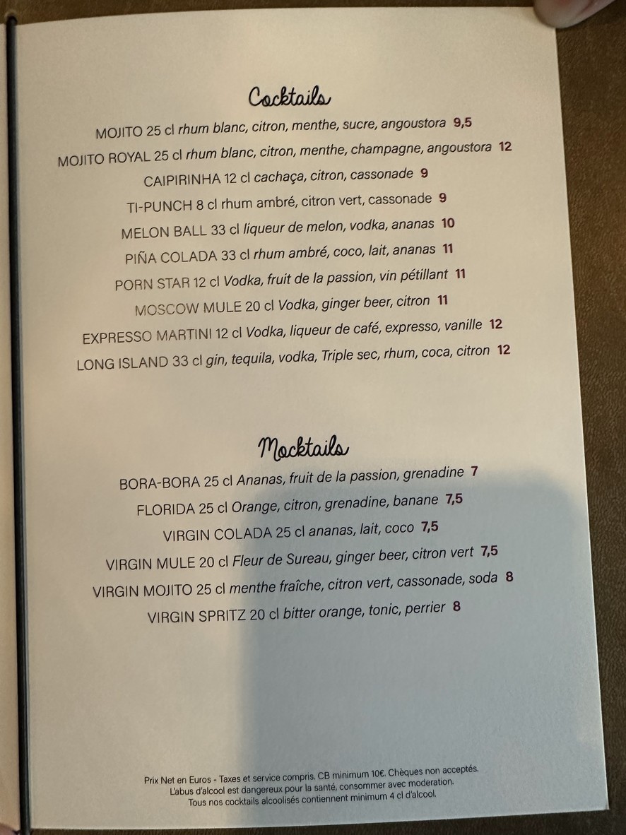 Le Central Bellevue menu 7
