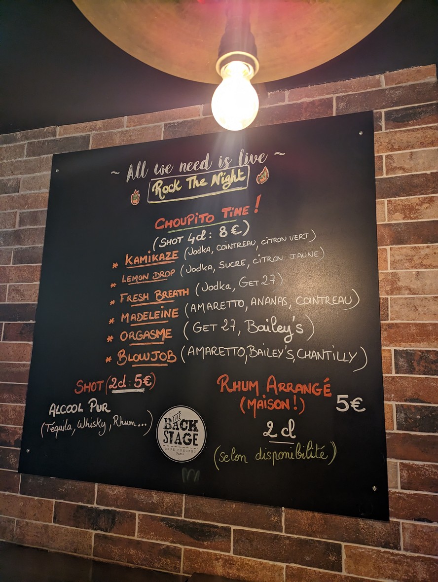 The Backstage menu 2