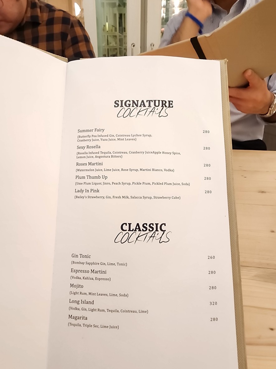 Soufflé and me menu 8