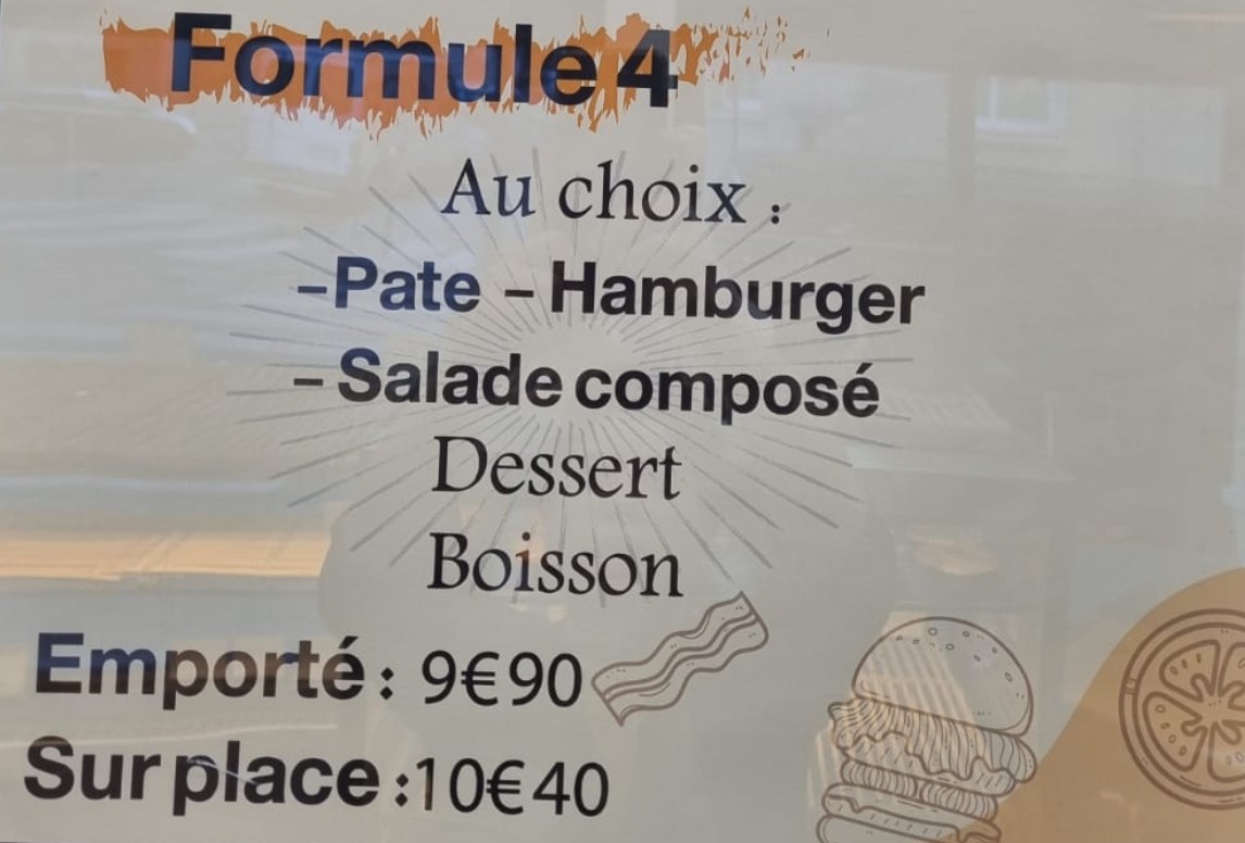 Le Nid à Pain menu 4