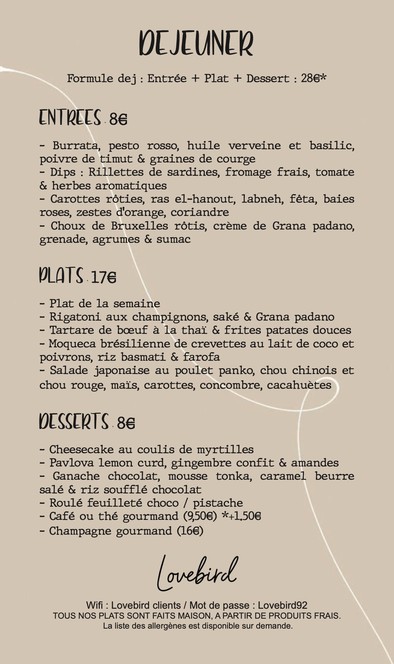 Lovebird Saint-Cloud