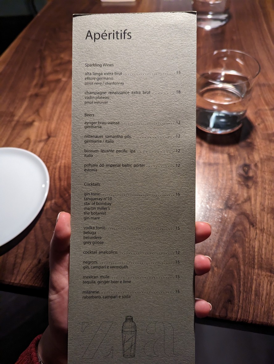 Zia Restaurant menu 2