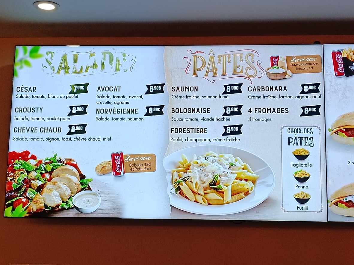 Ben's Coffee menu 1