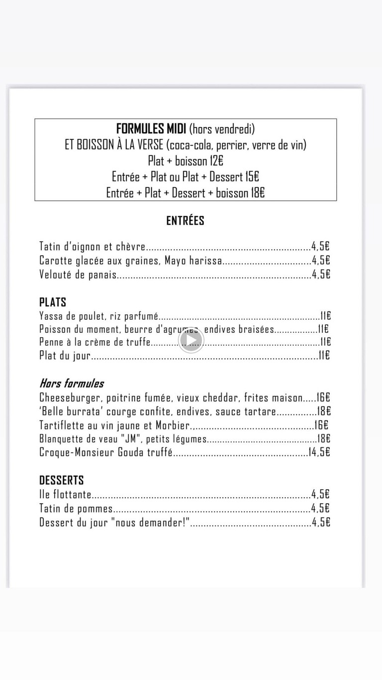 Jolis Mômes menu 1