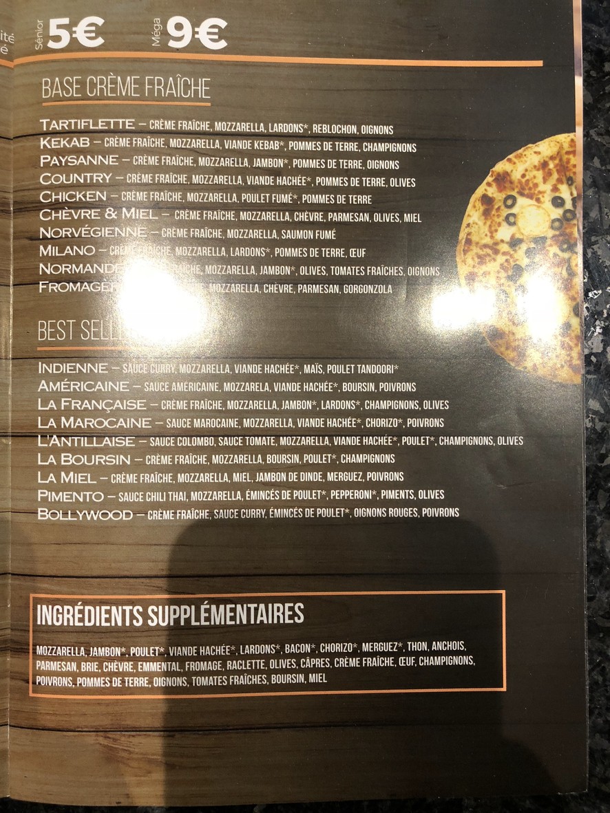 5 Pizz menu 1
