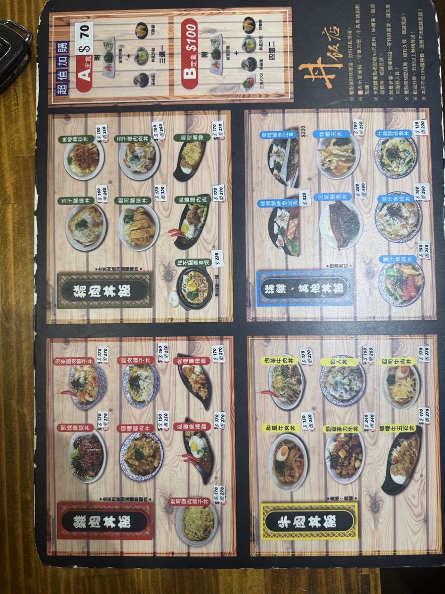 Don Fan Dian menu 2