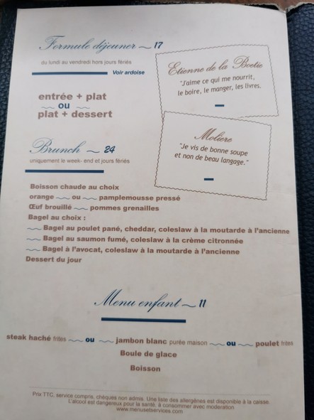 Café les écrivains