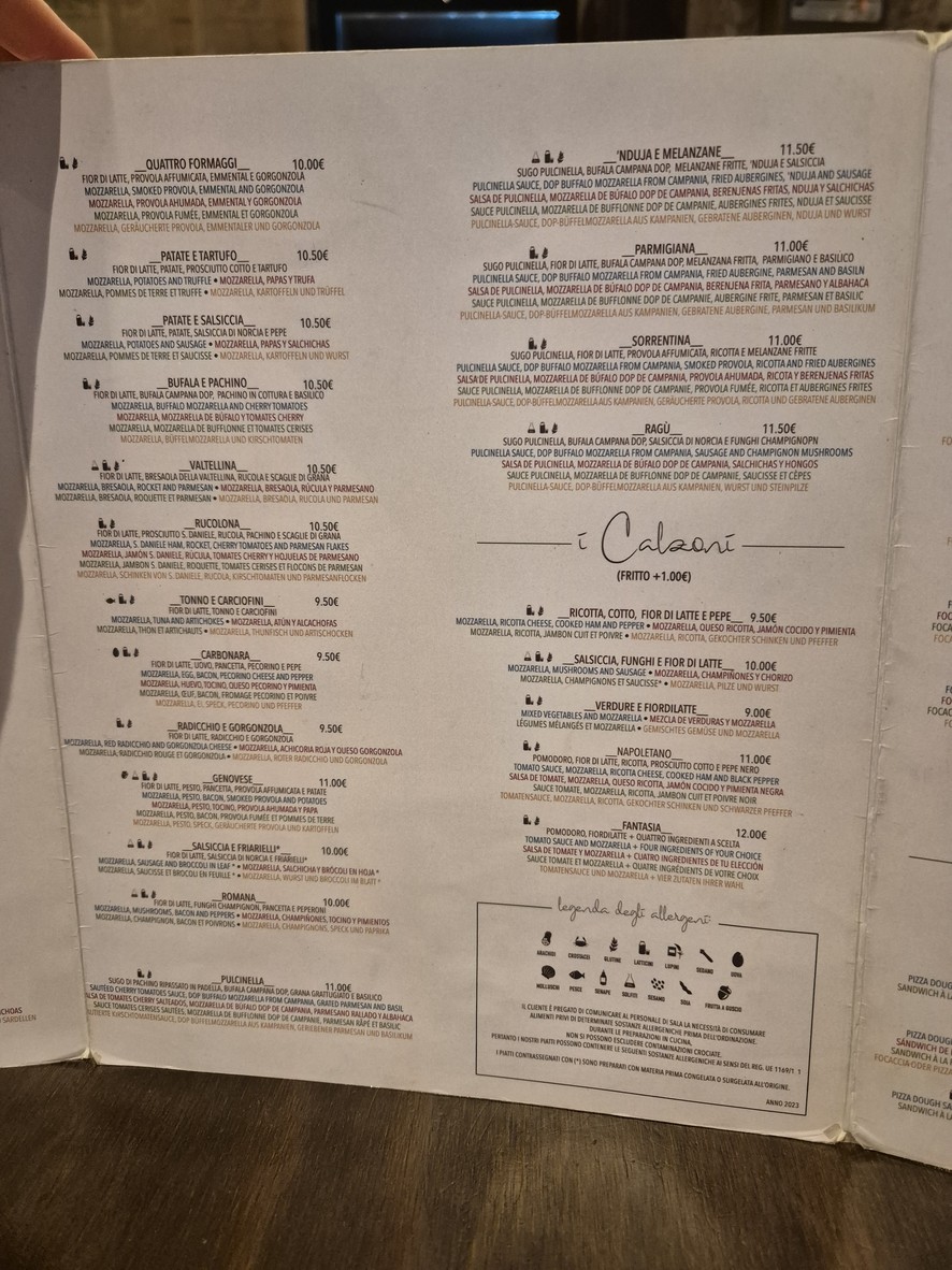 Rimpizzamose Forno e Cantina menu 3