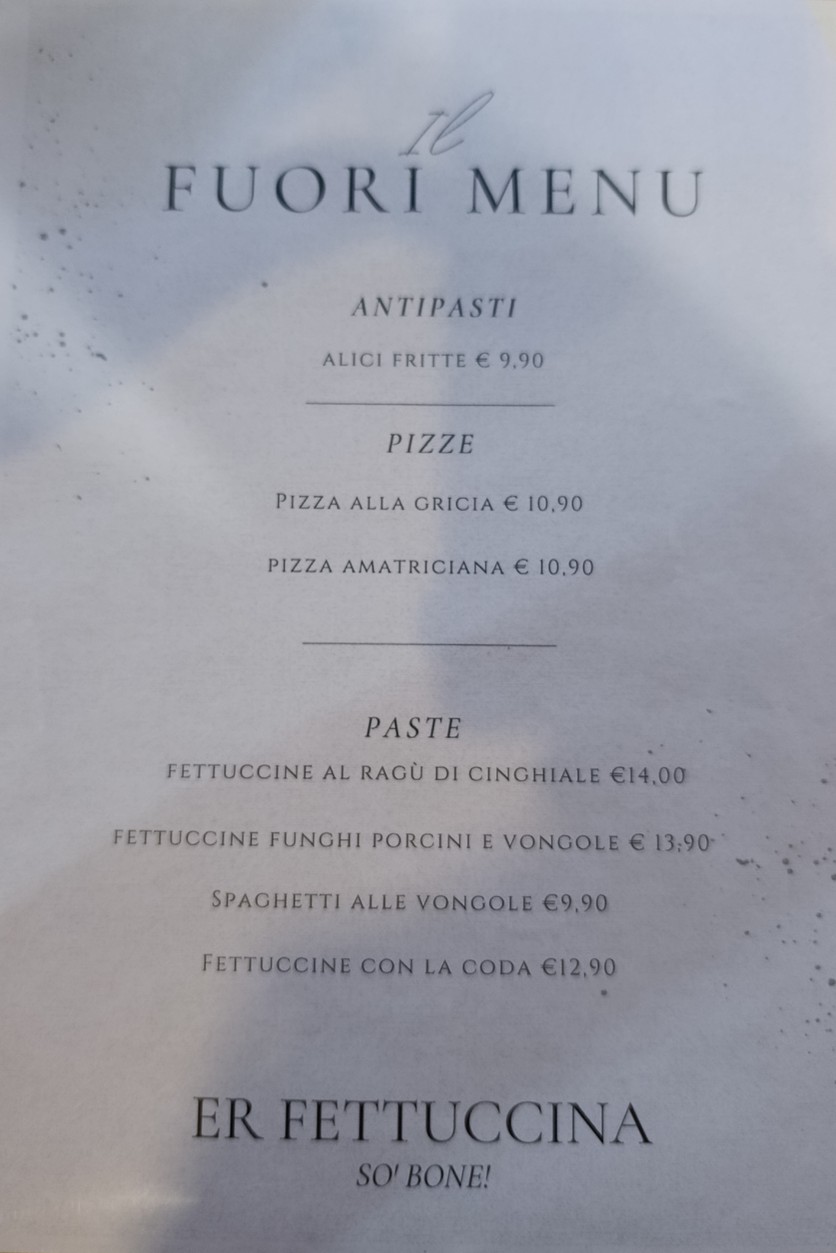 Er Fettuccina menu 1