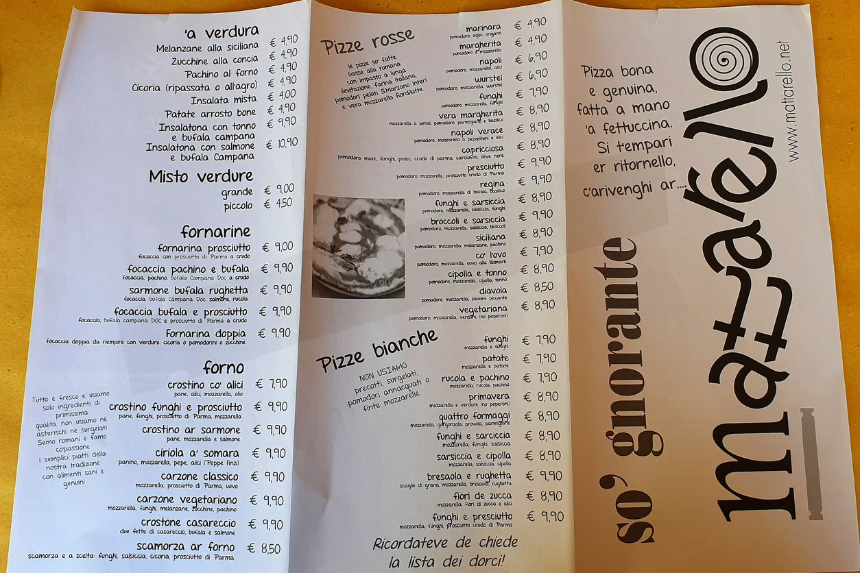 Er Fettuccina menu 3