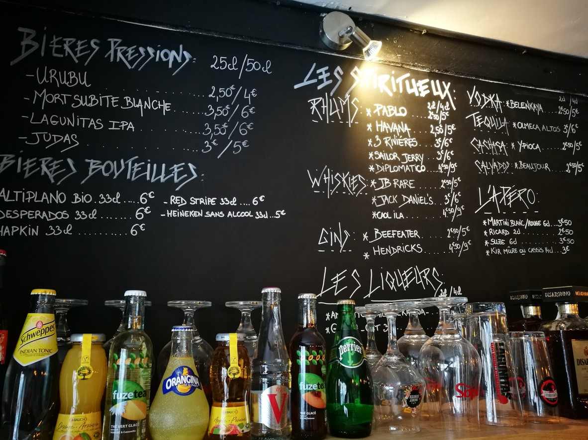 Les Apaches menu 2