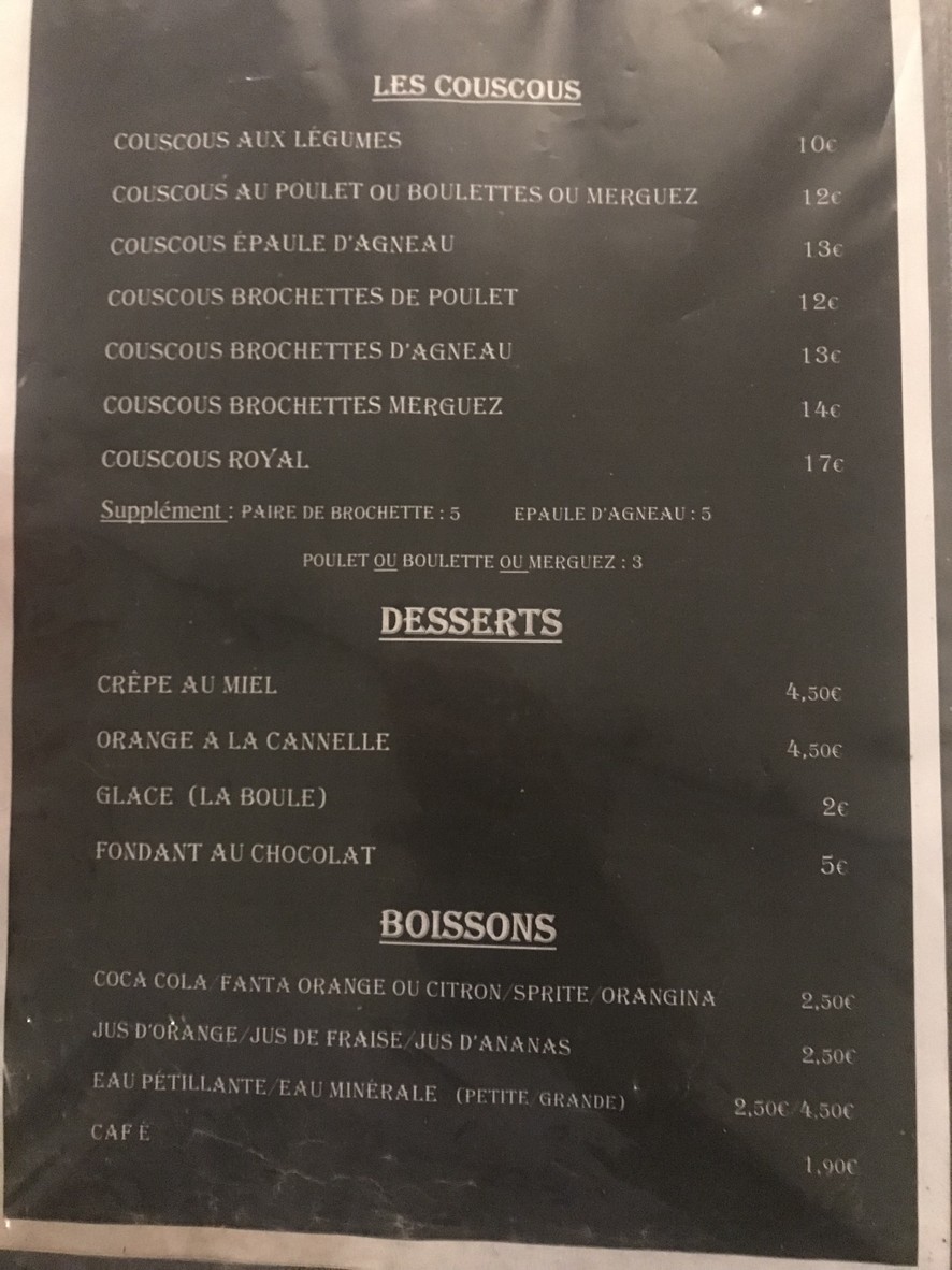 Chez Younice menu 4