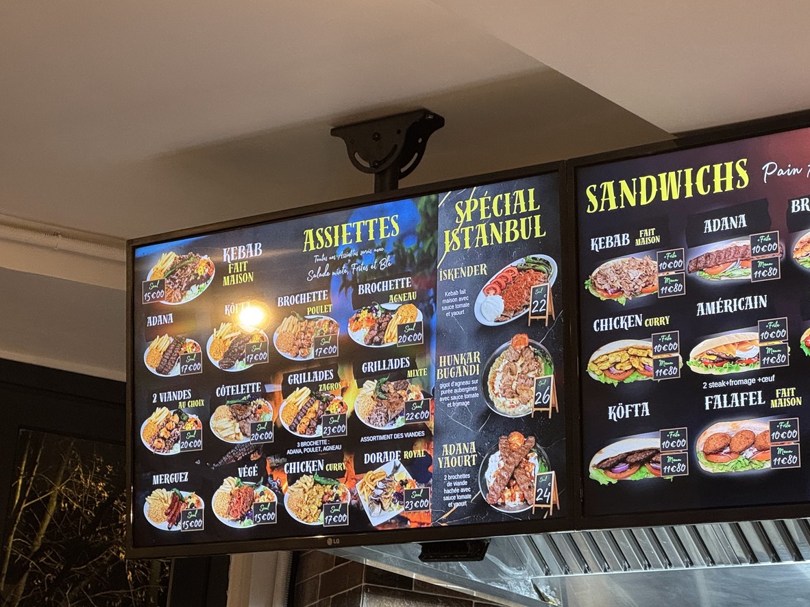 The Grill Istanbul menu 1