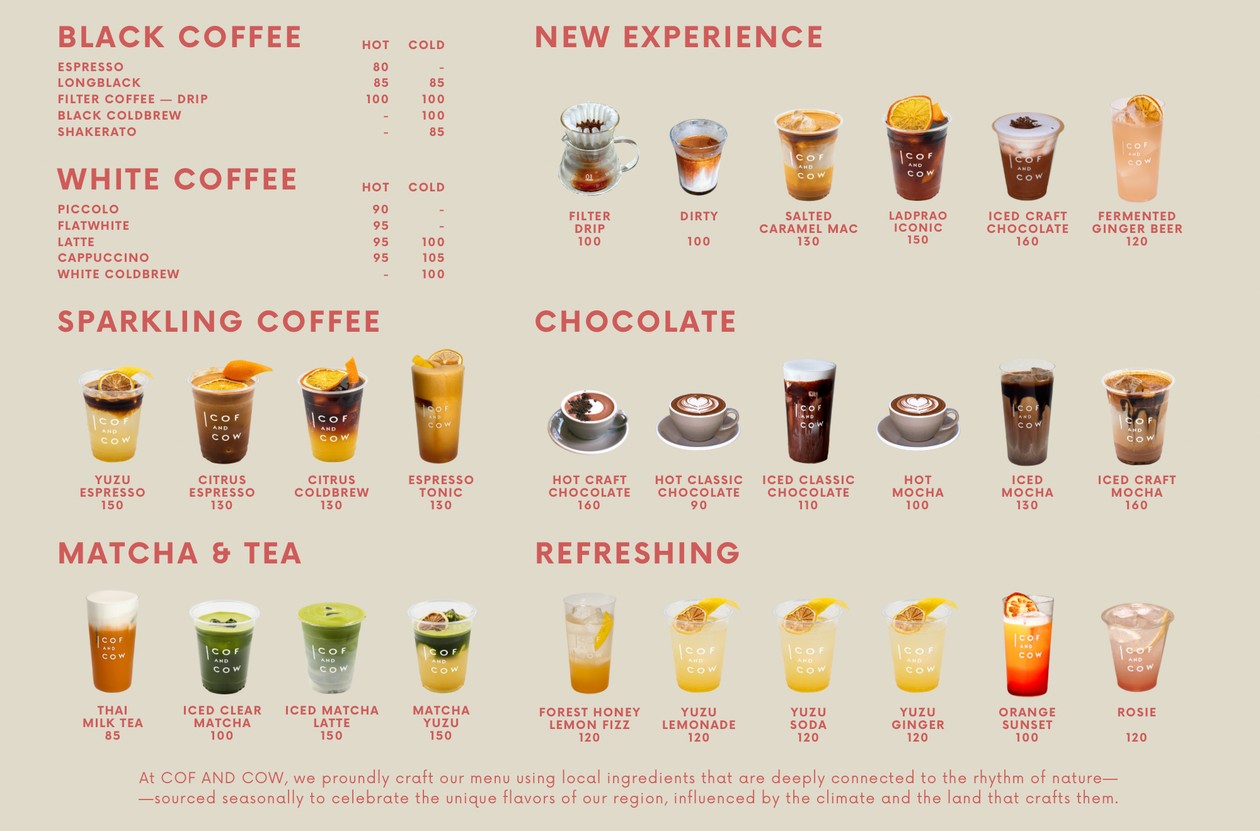 COF AND COW 在 南林奇 (咖啡店) menu 1