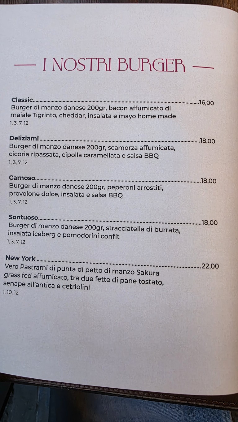 Ristorante Carnosa Roma Prati menu 2