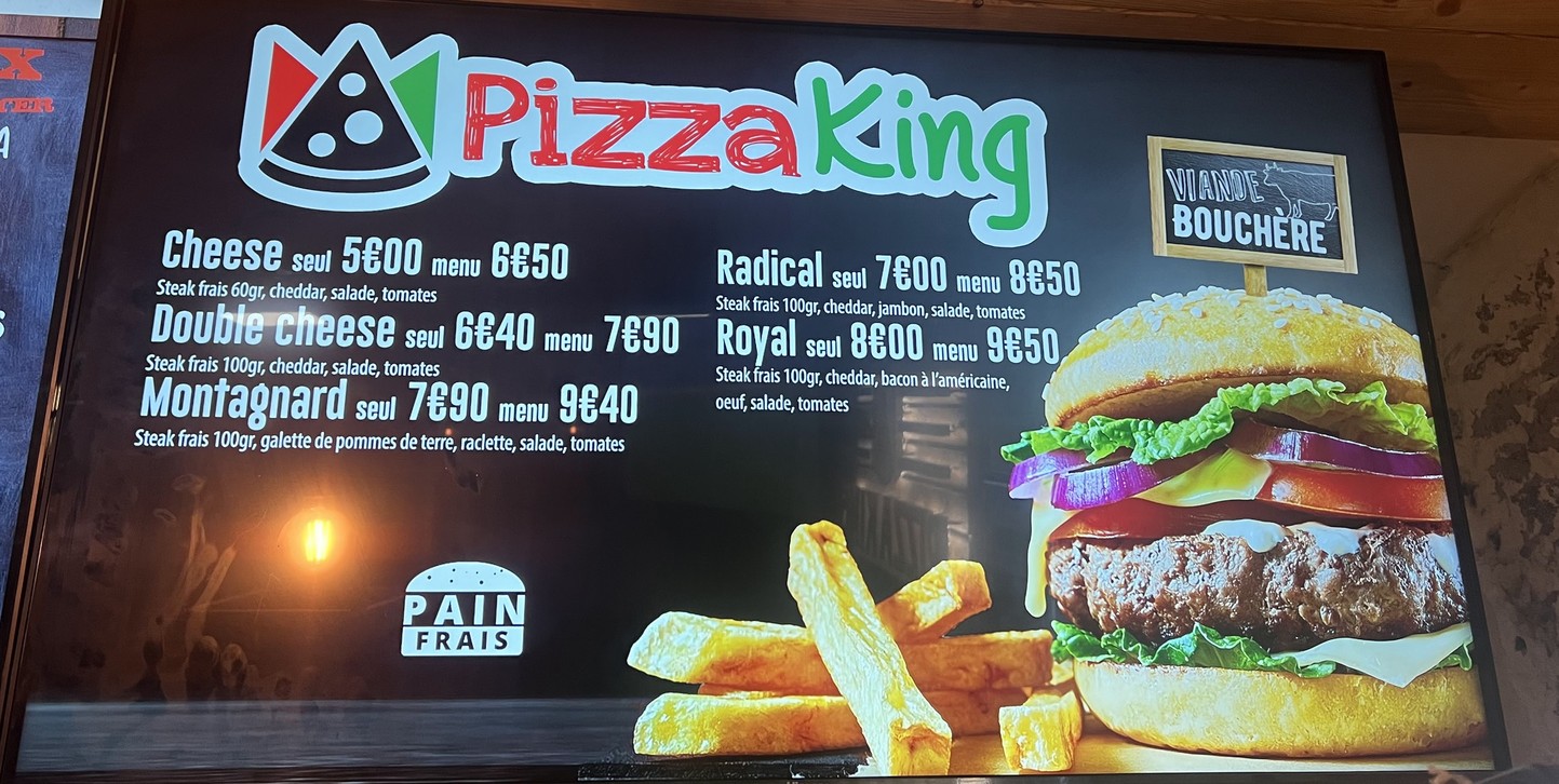 Pizza King menu 4