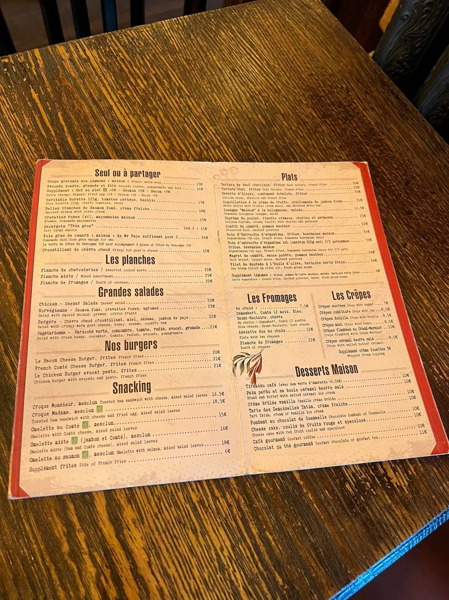 Le Recrutement menu 1