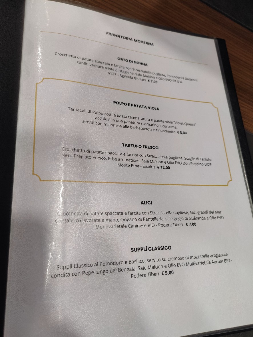 MIA - Pizzeria Creativa menu 1