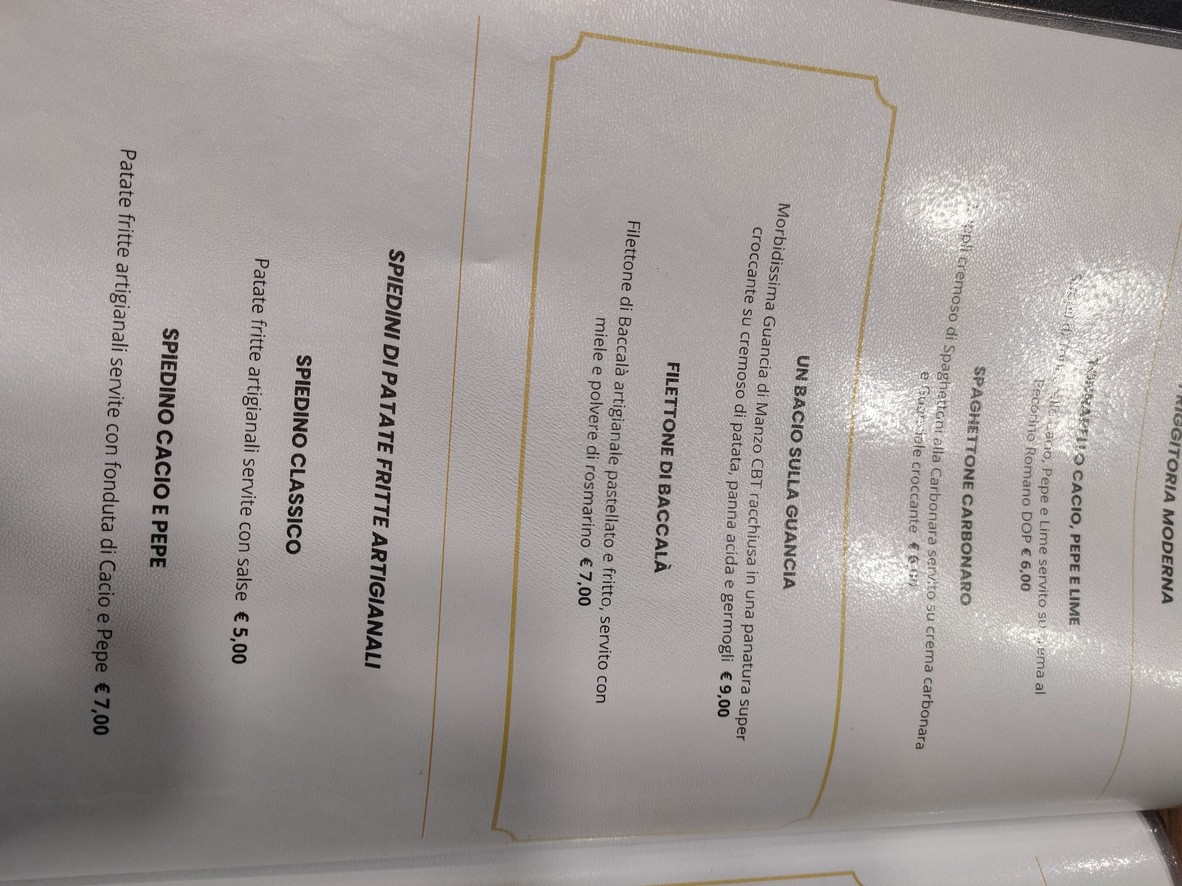 MIA - Pizzeria Creativa menu 2