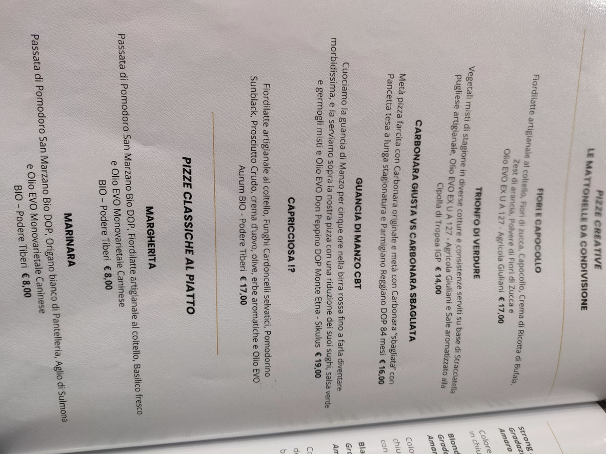 MIA - Pizzeria Creativa menu 4