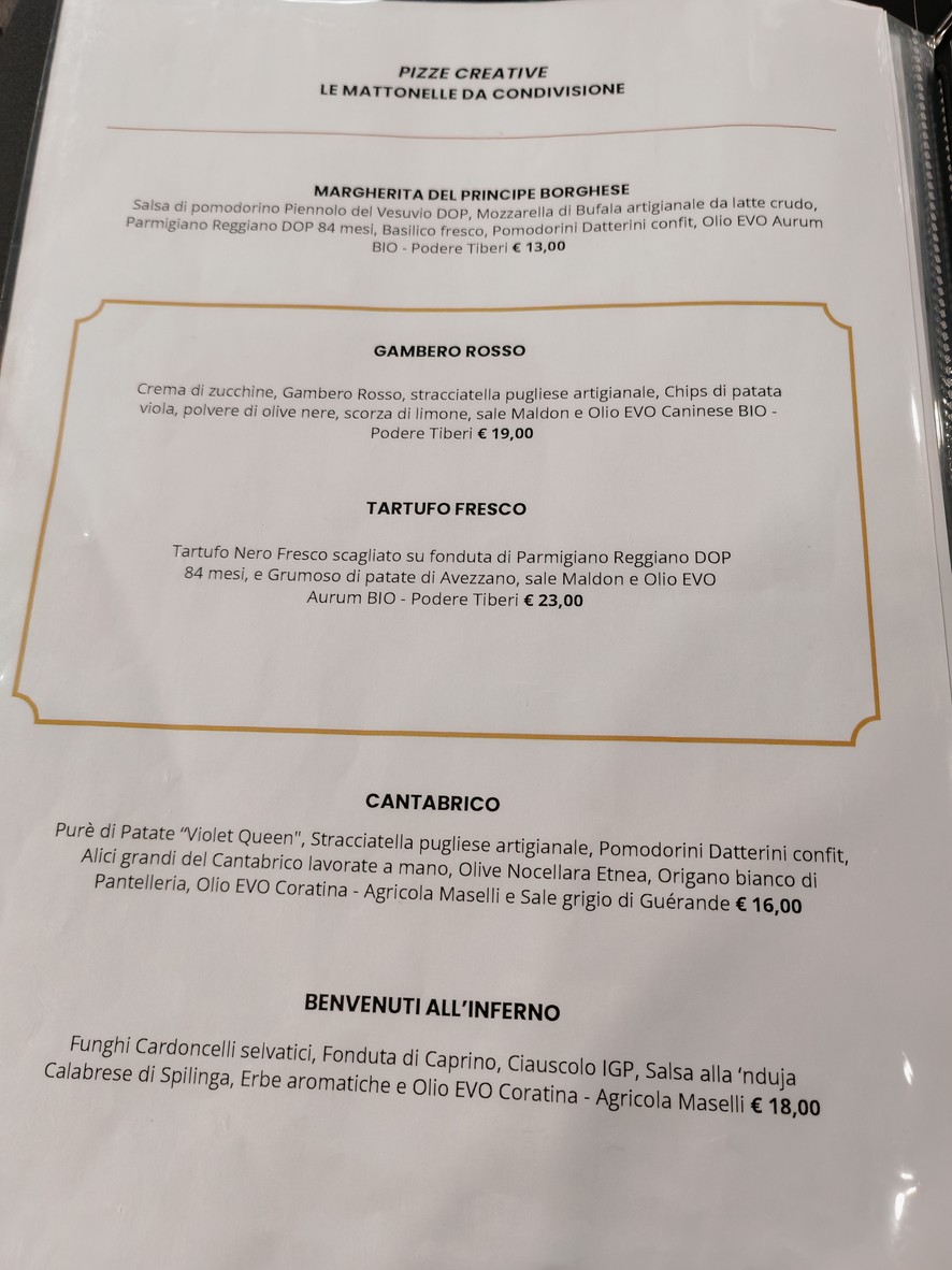 MIA - Pizzeria Creativa menu 5
