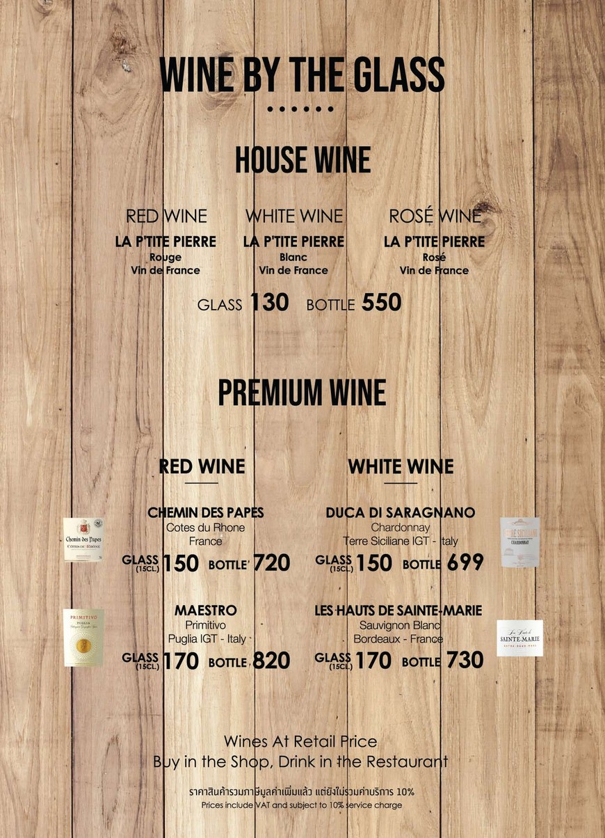 Wine Connection The Crystal Veranda menu 4