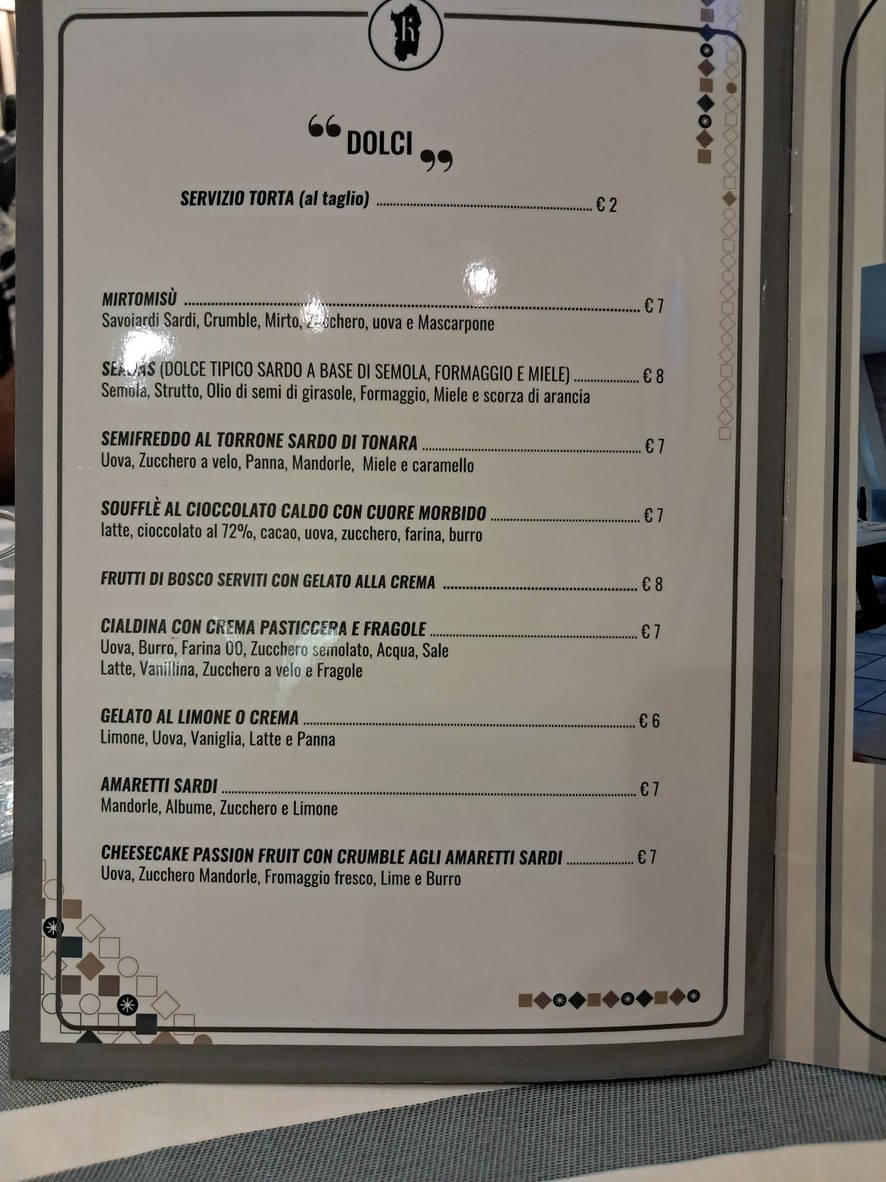 Ristorante Karalis menu 6