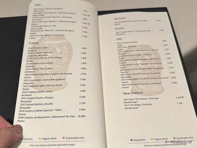 Benjarong Bangkok - Baan Dusit Thani menu 5