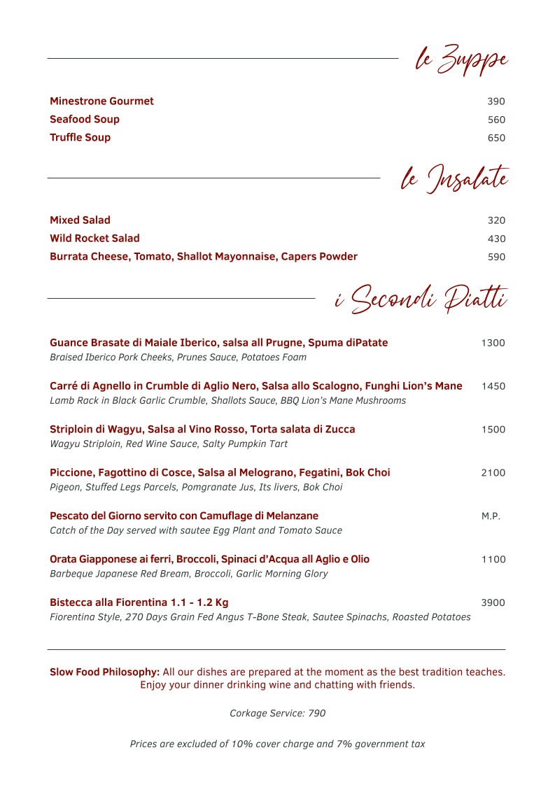 Enoteca Bangkok menu 2