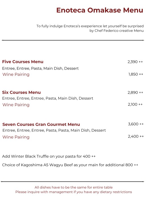 Enoteca Bangkok menu 4